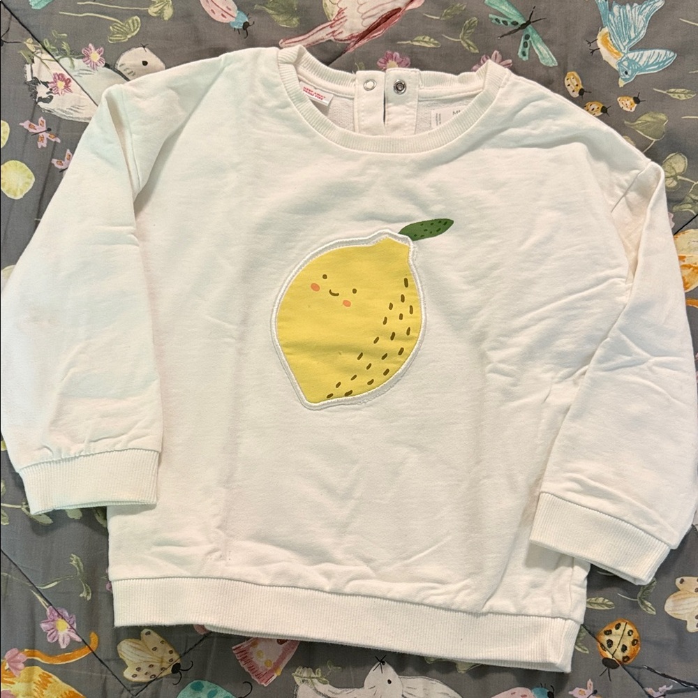 Mango Kids White Sweatshirt
